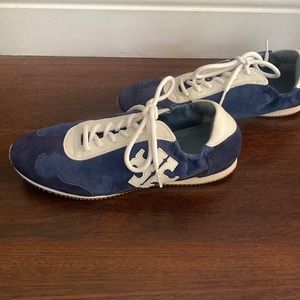 Tory Burch Navy Sneakers!